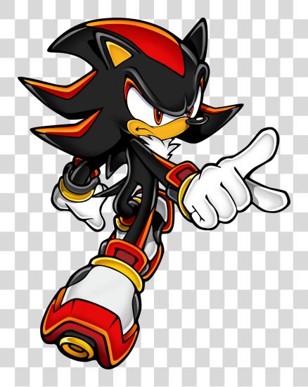 Download Shadow the Hedgehog in Sonic Franchise Design PNG file