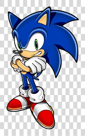 Download Sonic The Hedgehog Speedy Adventure Hero PNG file