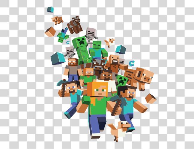 Download Minecraft Characters Clip Art