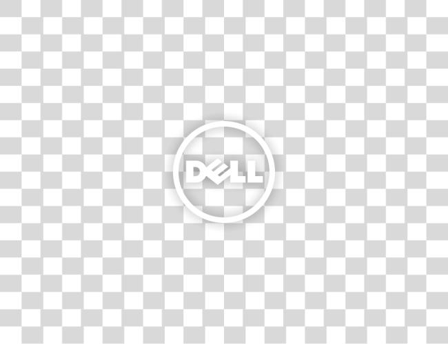 تحميل Dell شعار D أبيض مقطوعة فن