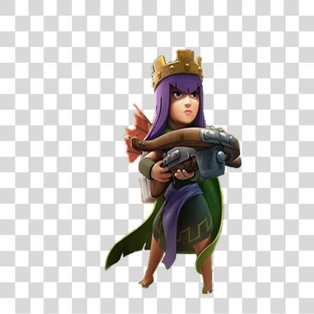 下载 Clash Of Clans Archer 女王 PNG file