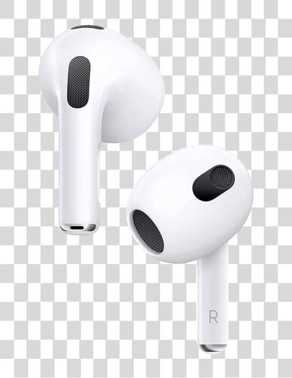 下载 白色 AirPods PNG file