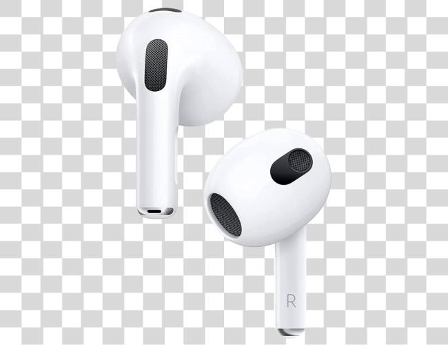 下载 白色 AirPods Clip 艺术