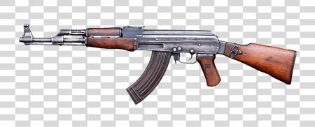 Download AK 47 assault rifle PNG file