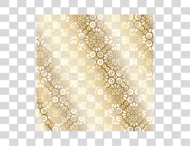 Download islamic decoration pattern gold Clip Art