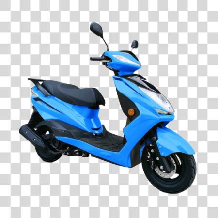 Download azul scooter automóvil Motorcycle PNG file