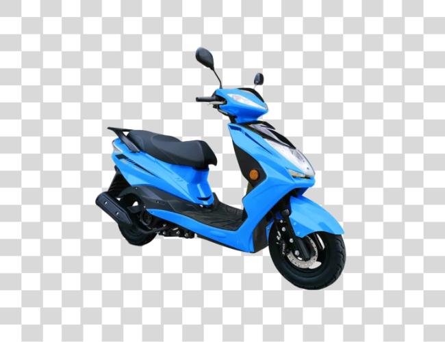 Download Blue Scooter Auto Motorcycle Clip Art