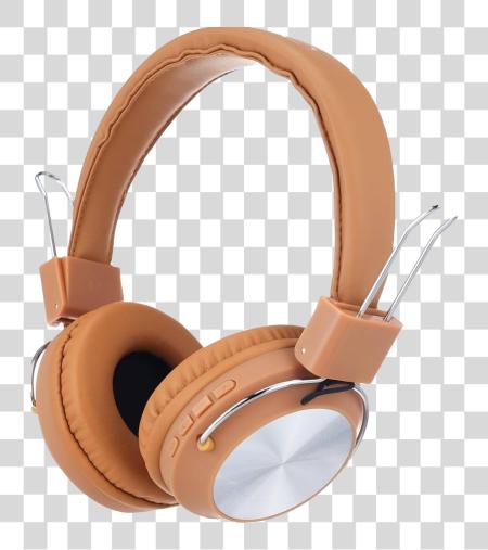 Download  marrón Wireless bluetooth Headphones PNG file