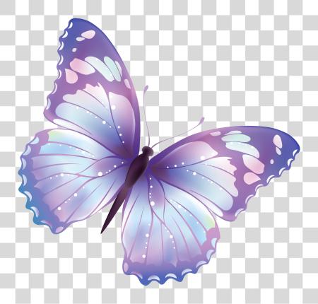 Download mariposa ilustración con morado alas y colorido diseño PNG file