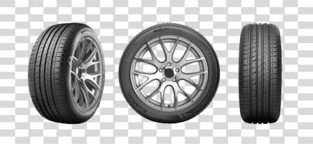 Download car tire from all sides PNG file