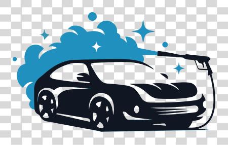 Download car wash logo illustration PNG file