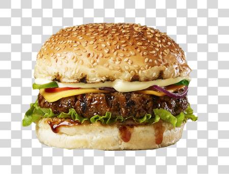 Download tasty and delicious cheeseburger PNG file