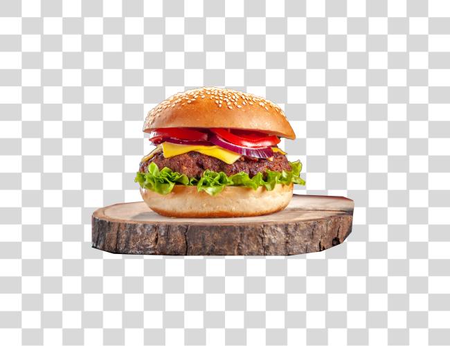 Download The Classic Cheeseburger Clip Art