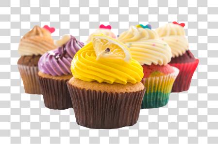 Download Colorful Cupcake Collection PNG file