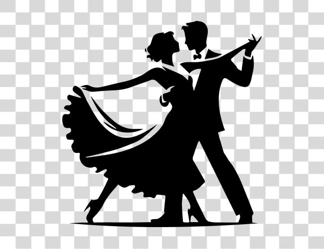 Download couple dancing in a ballroom setting Clip Art