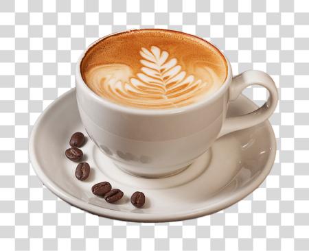 Download cremoso latte con hoja arte PNG file