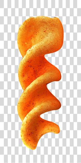 Download Crispy Spiral Piece of Chip PNG file