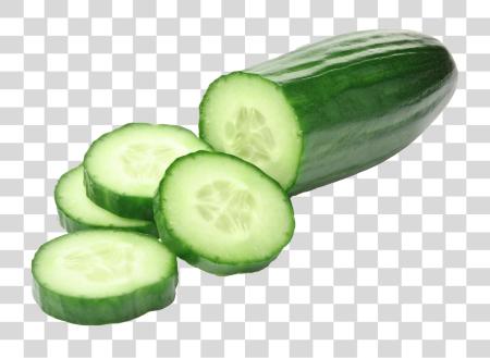 Download Fresh Cucumber Slices PNG file