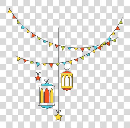 Download islamic ramadan decoration with Lamp Festival Lights PNG file