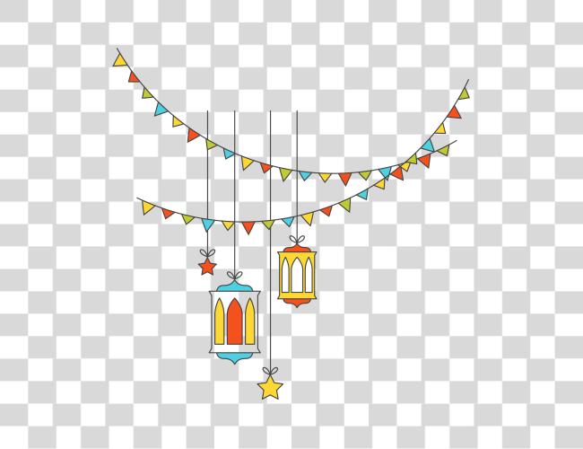 Download islamic ramadan decoration with Lamp Festival Lights Clip Art