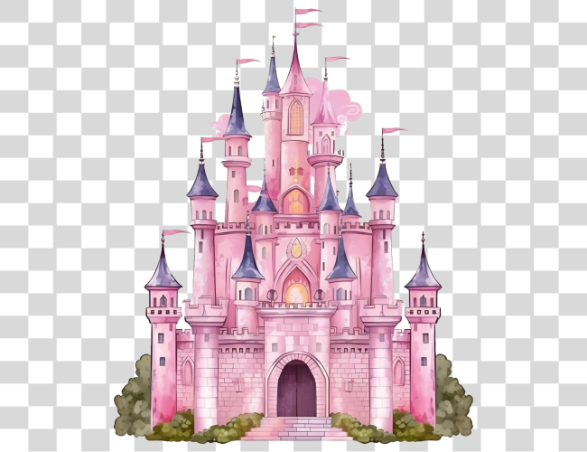 Download disney princesa Castle Peel Clip arte