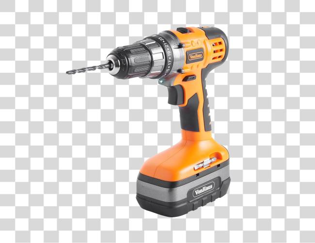 Download Cordless Drill with Battery Clip Art