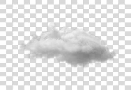 Download Fluffy White Clouds in Sky Formation PNG file