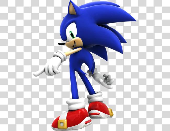 Download Sonic the Hedgehog Fast Blue Video Game Icon File Clip Art