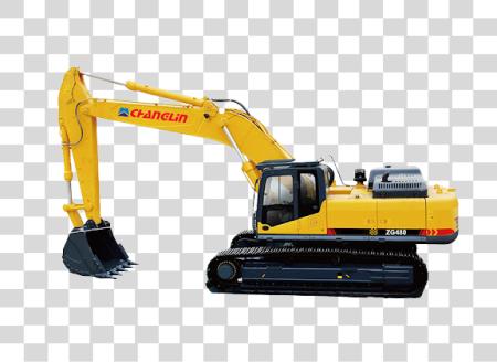 Download Crawler Excavator Machine PNG file