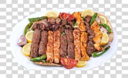 Download Feast of Kebabs Collection Grilled PNG file