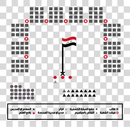 Download flag raising ceremony in Iraqi schools Instructions PNG file