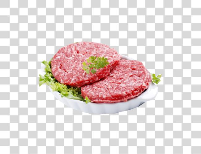 Download Fresh Ground Beef Patties  Clip Art