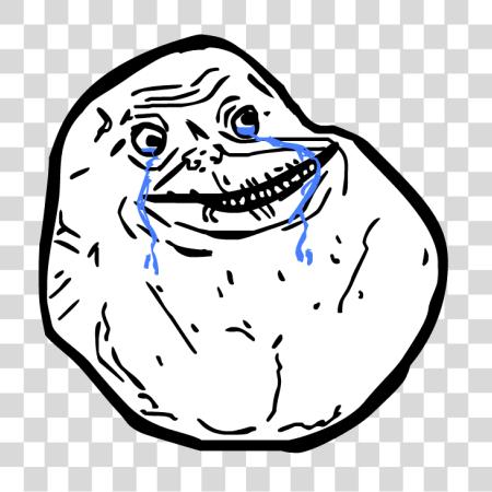 下载 Forever Alone Meme PNG file