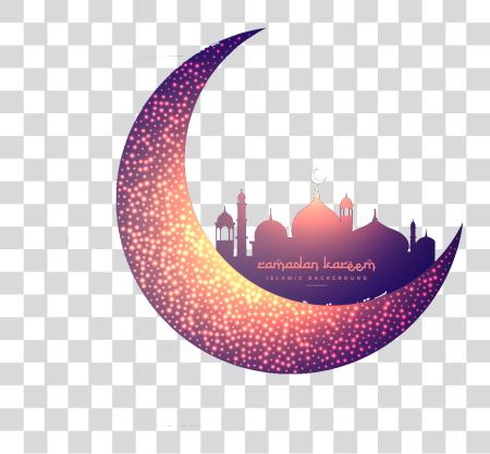 Download Half Moon Ramadan PNG file