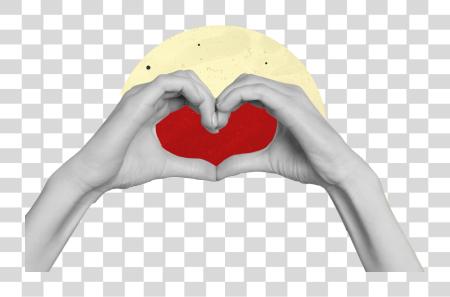 Download pair of hands forming a heart shape PNG file