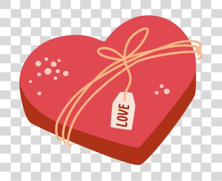 下载 heart 形状 gift 箱 PNG file