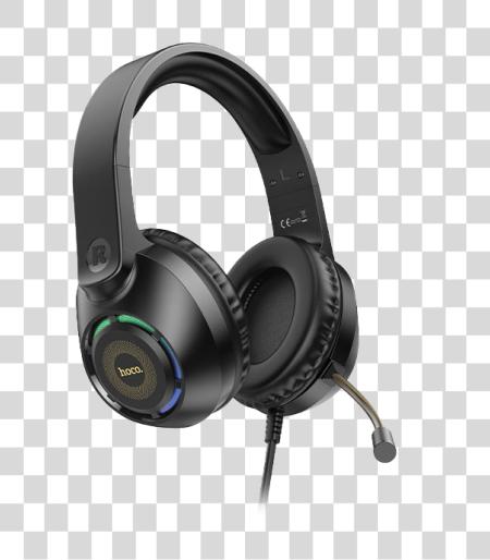 Download  hoco Gaming auriculares con rgb iluminación PNG file