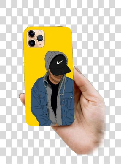 Download iphone funda con a hipster ilustración PNG file