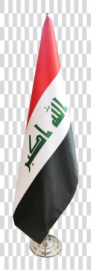 Download desk flag of Iraq PNG file