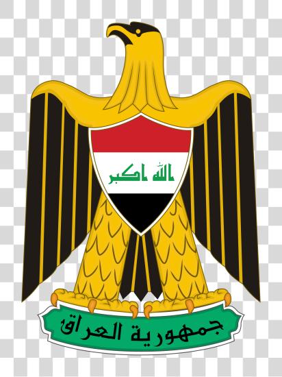 Download Coat of Arms of Iraq Logo PNG file