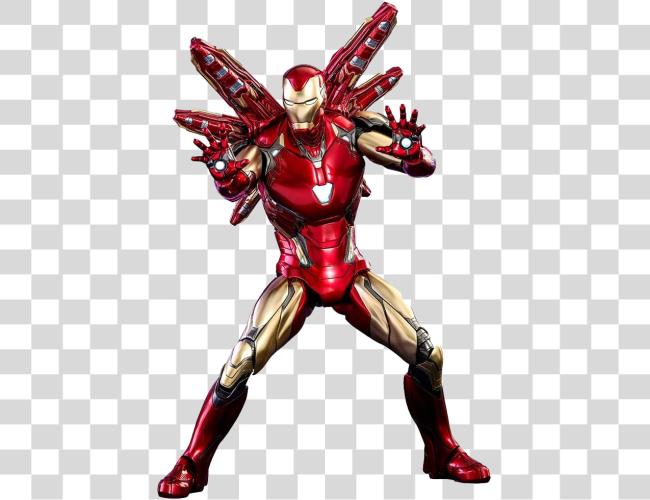 Download A close up shot of Iron Man's Mark LXXXV armor from the movie Avengers Endgame Clip Art