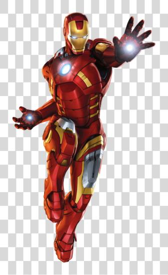 Download Iron Man trying to Attack Someone PNG file