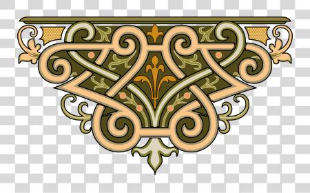 Download Ornamentation Traditional Border Islamic PNG file