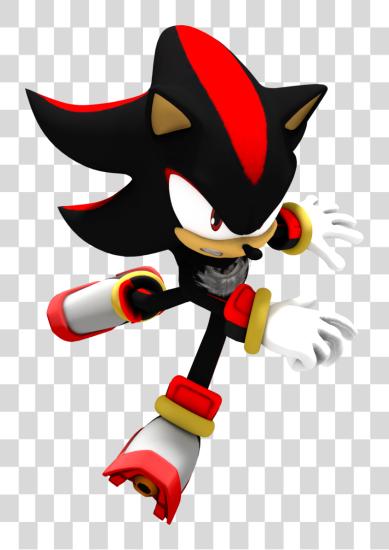 Download Sonic The Hedgehog and Shadow Action Pose PNG file