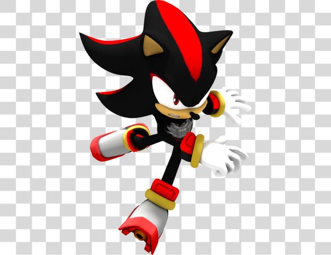 Download Sonic The Hedgehog and Shadow Action Pose Clip Art