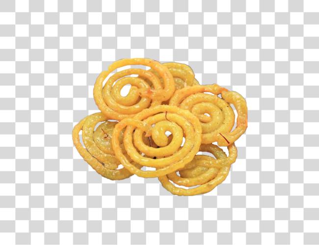 Download Group of Jalebi Sweets Clip Art