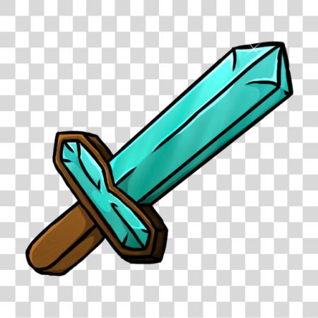 Download Diamond Sword Minecraft PNG file