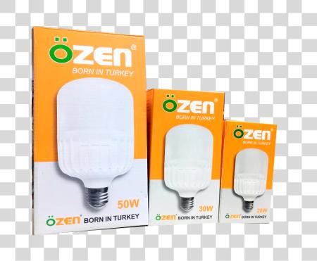 Download Özen led bombillas in diferente vatios PNG file