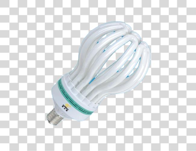 Download energy efficient light CFL bulb Clip Art