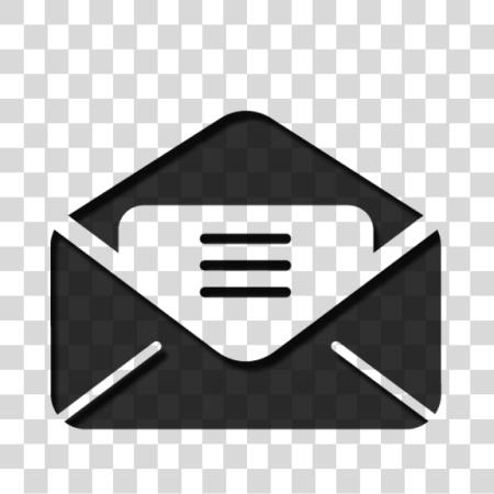 Download negro Email PNG file